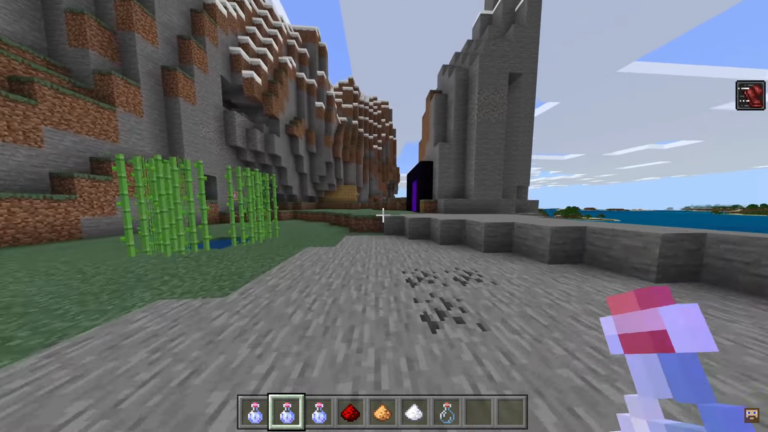 The potion of swiftness in Minecraft