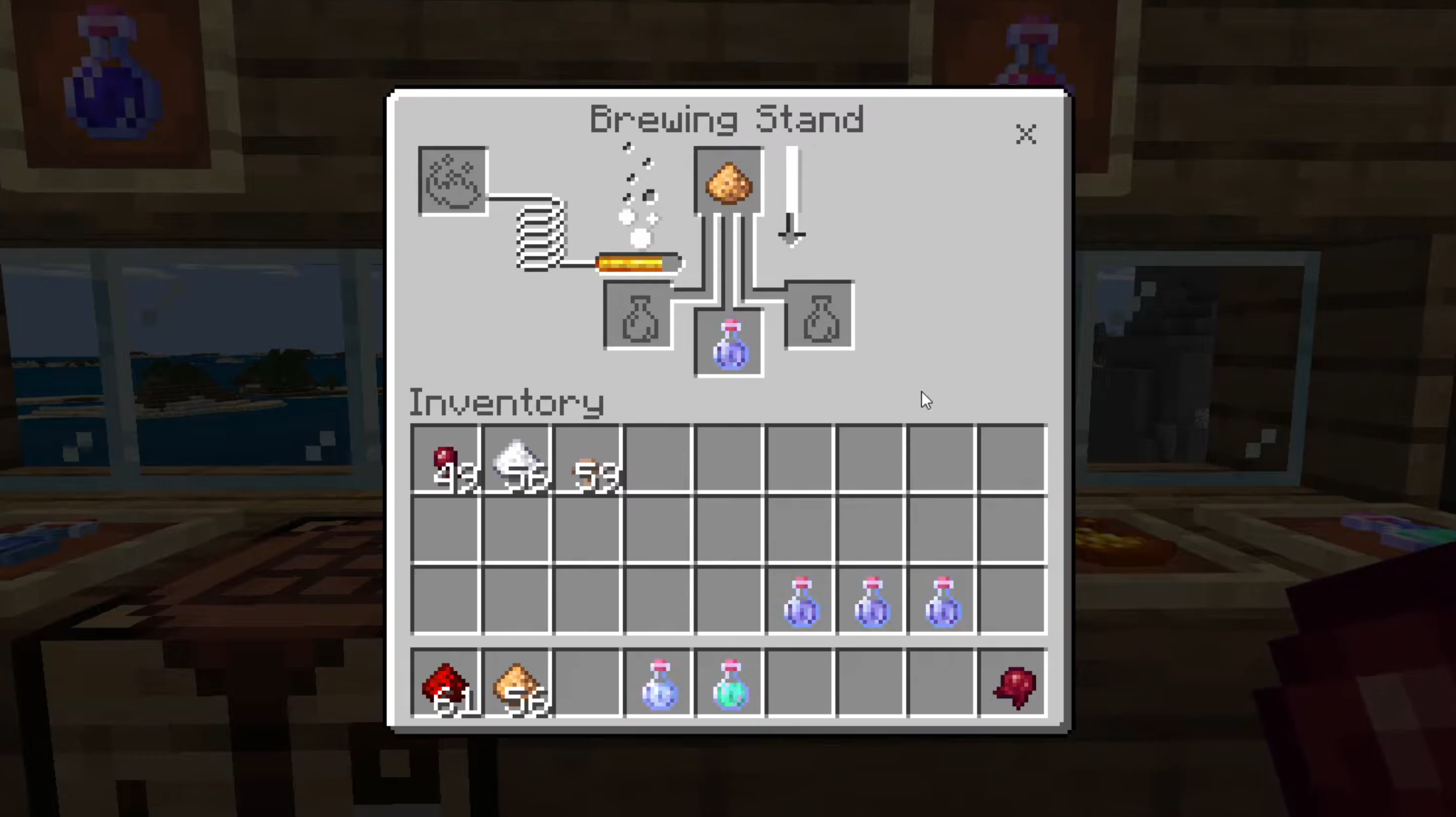 Upgrade the potion of slowness