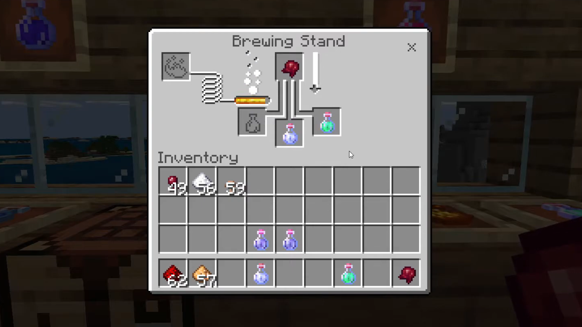 Craft the potion of slowness
