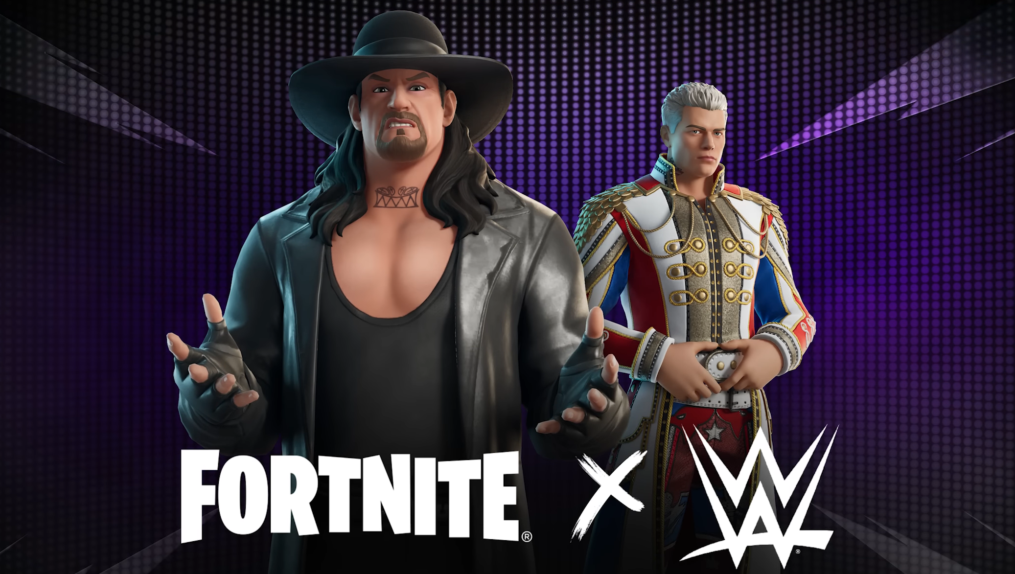 Undertaker and Cody Rhodes in Fortnite x WWE crossover