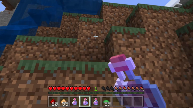Potion of turtle master in minecraft