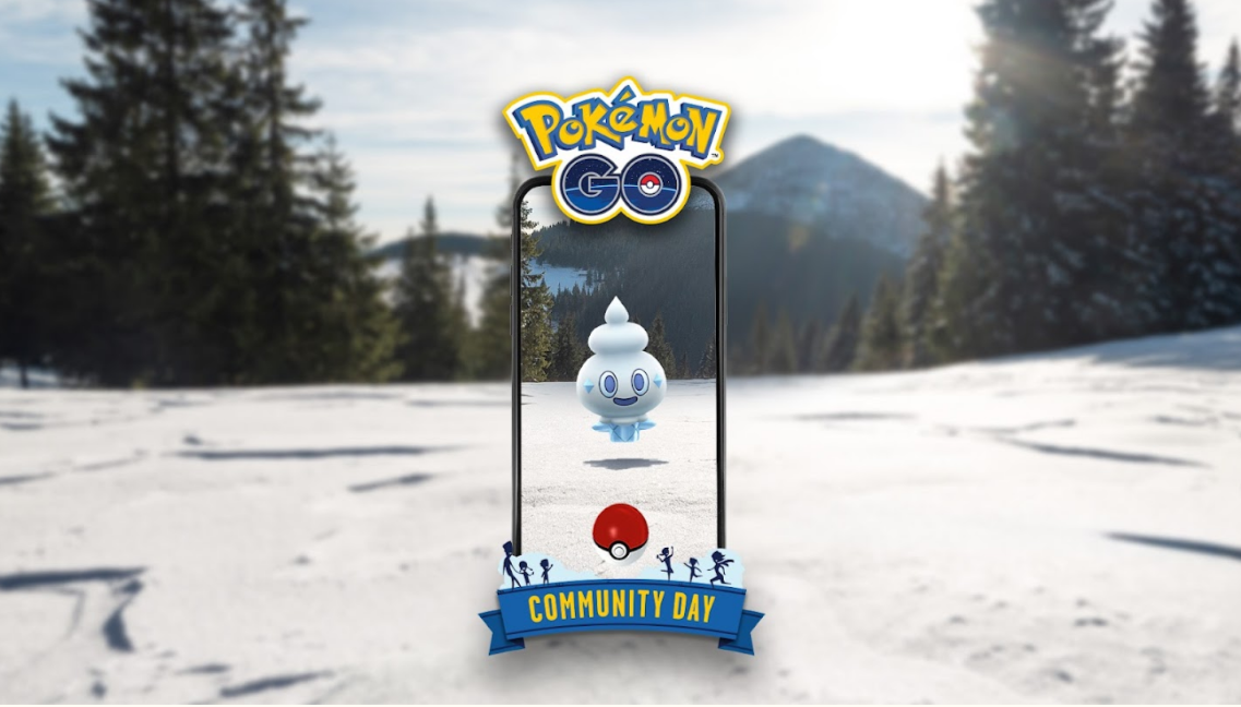 Vanillite is the featured Pokemon during the event