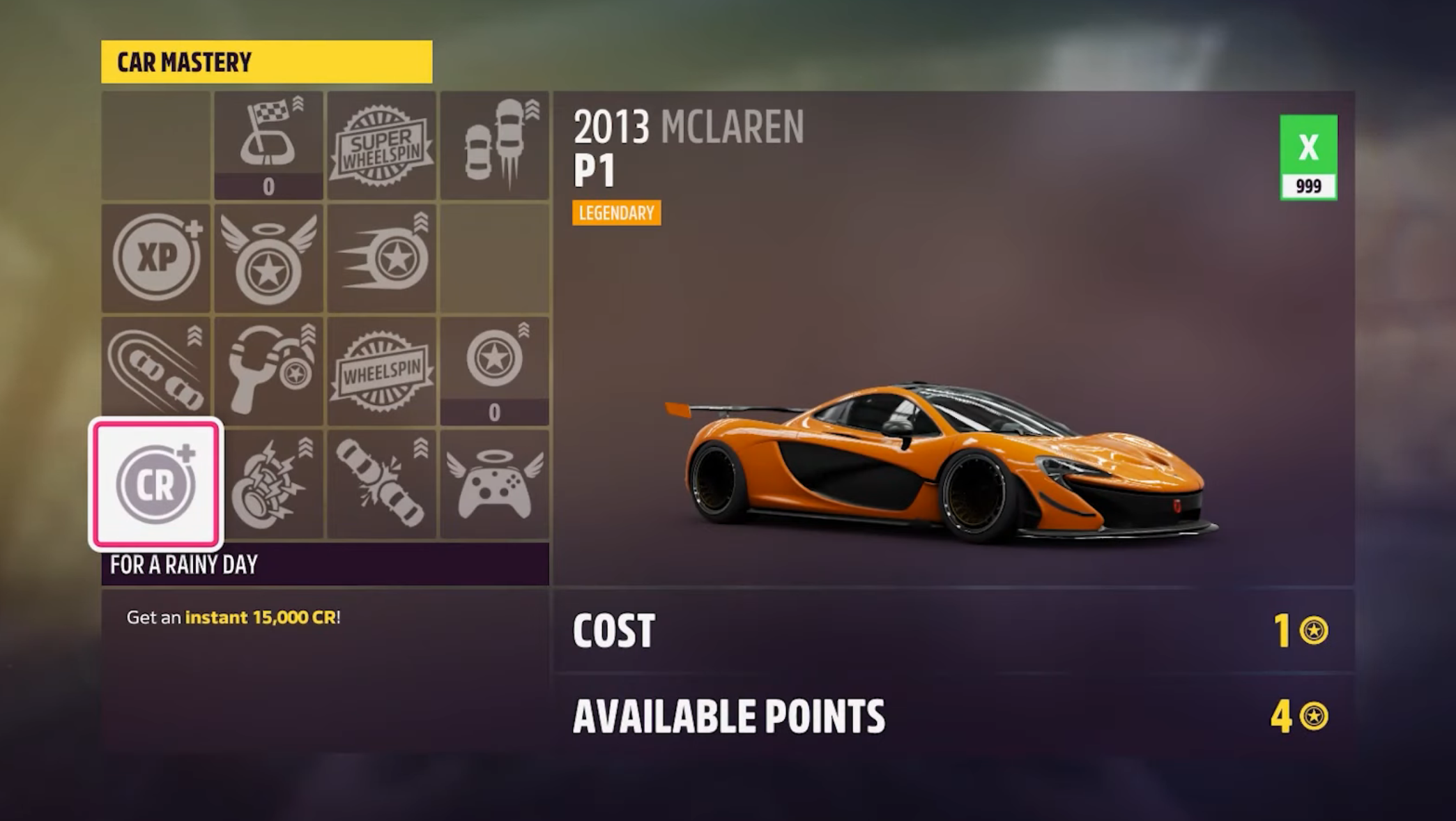 Car Mastery Perks in Forza Horizon 5