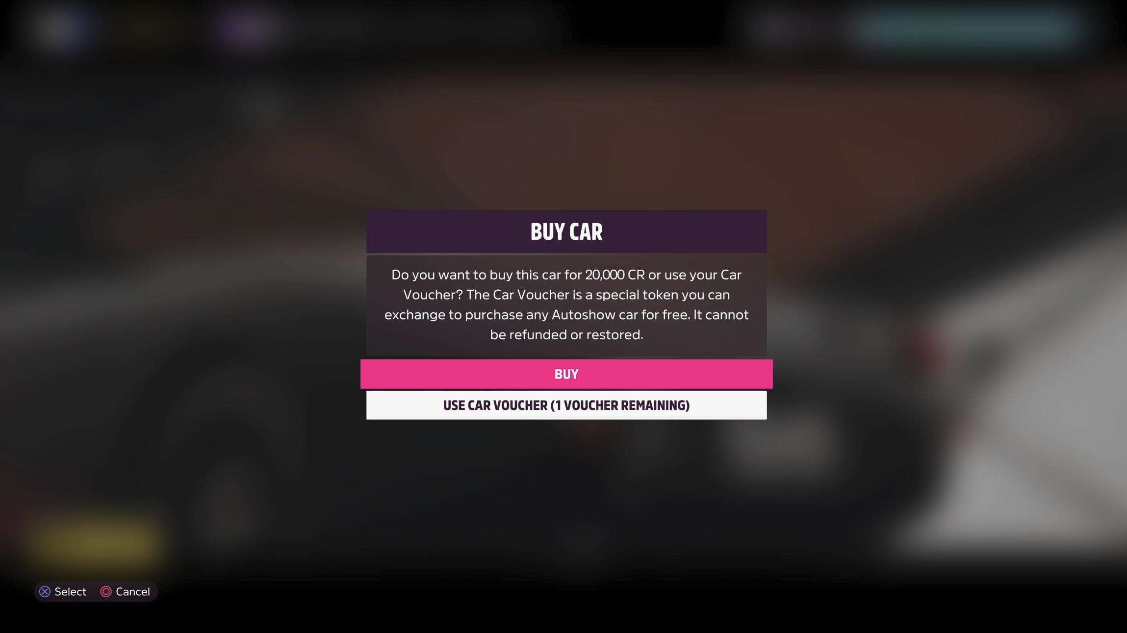 Confirm your purchase of the car