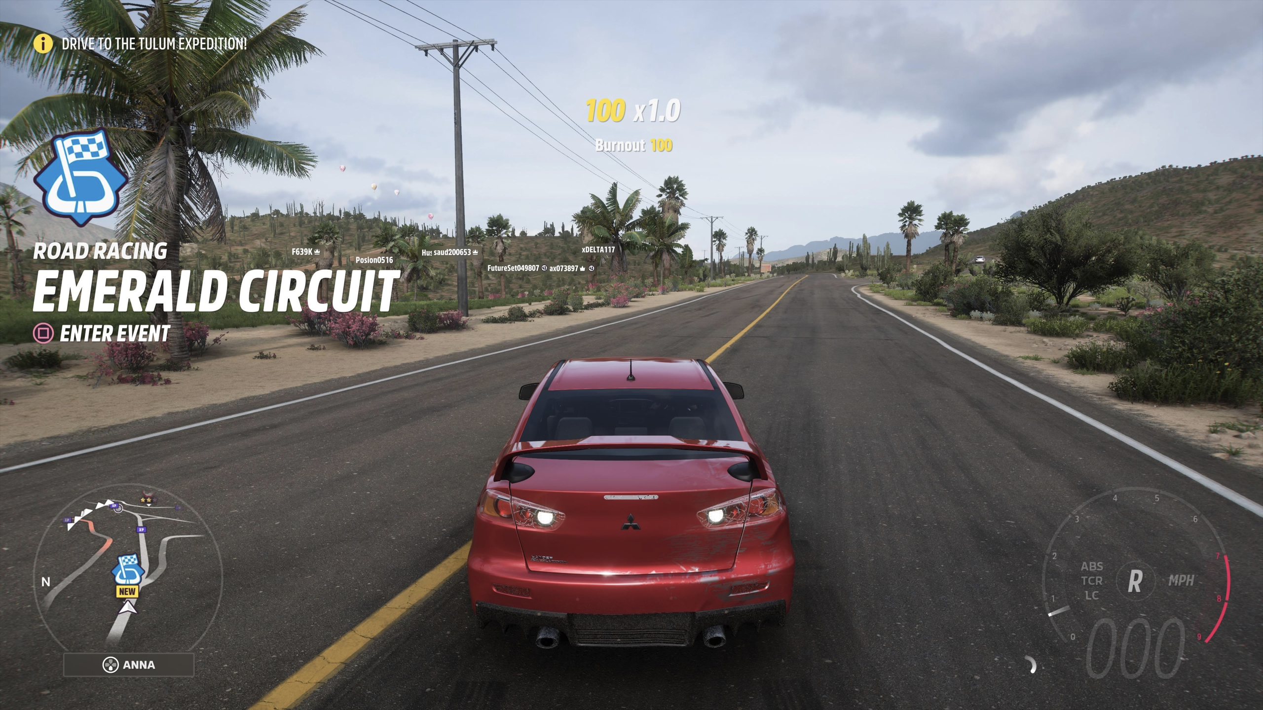 Begin the race event