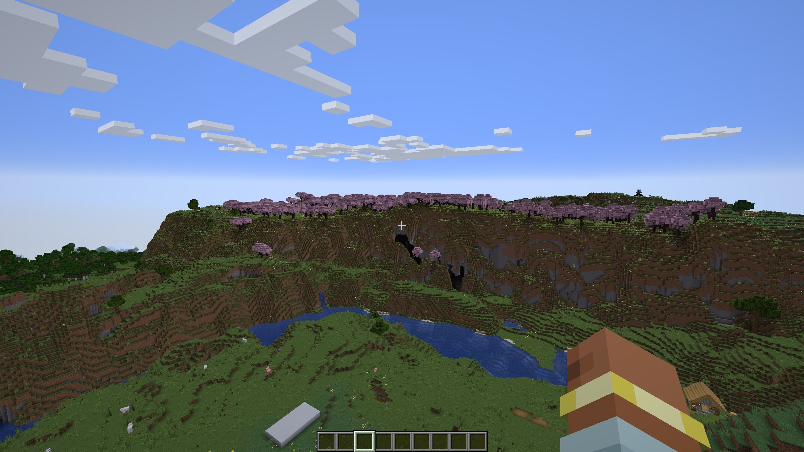 The vast world of Minecraft (Image via Mojang Studios)
