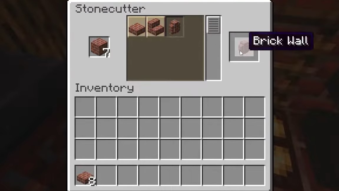 Stonecutter UI (Image via Mojang Studios)