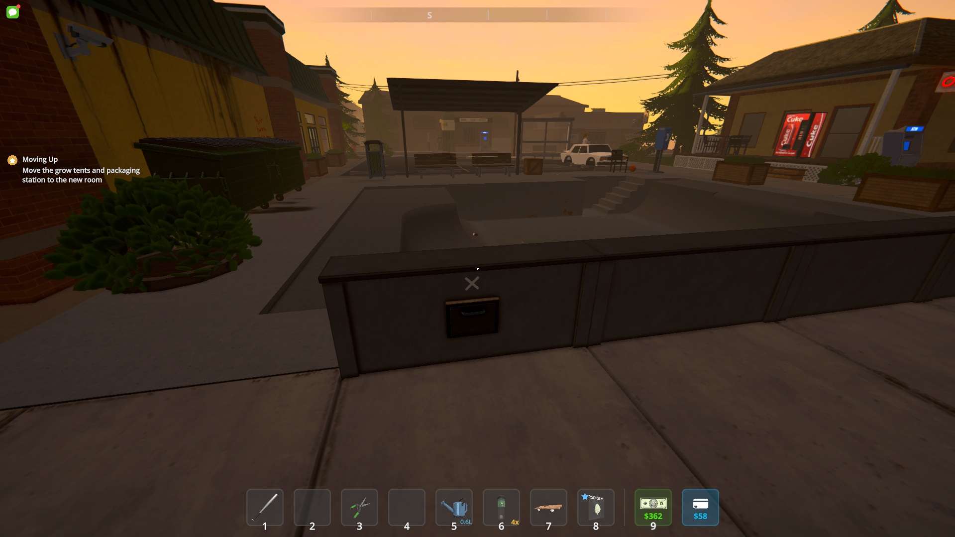 The Skate Park dead drop location