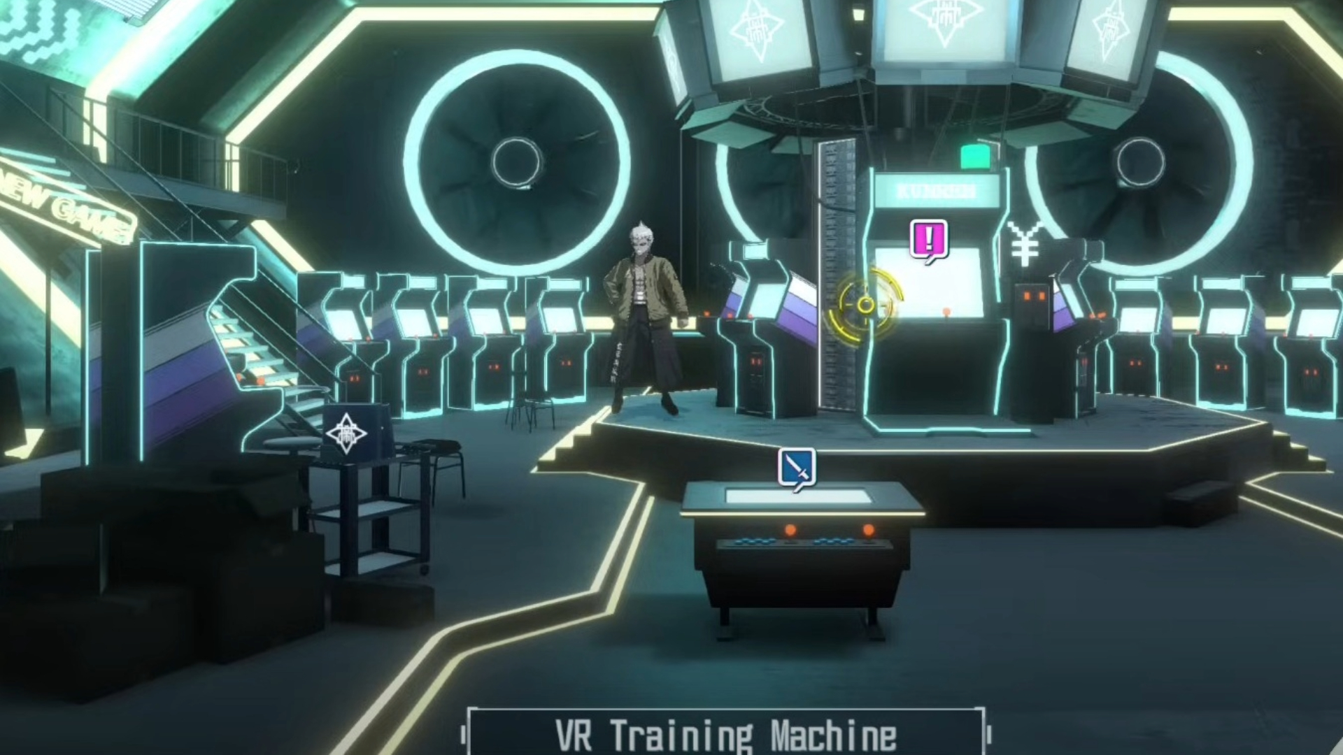 The VR Machine in the Training Room