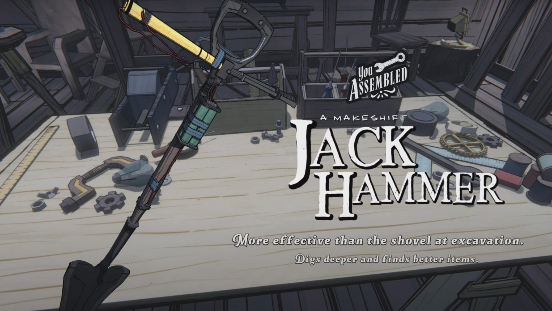 The makeshift Jack Hammer