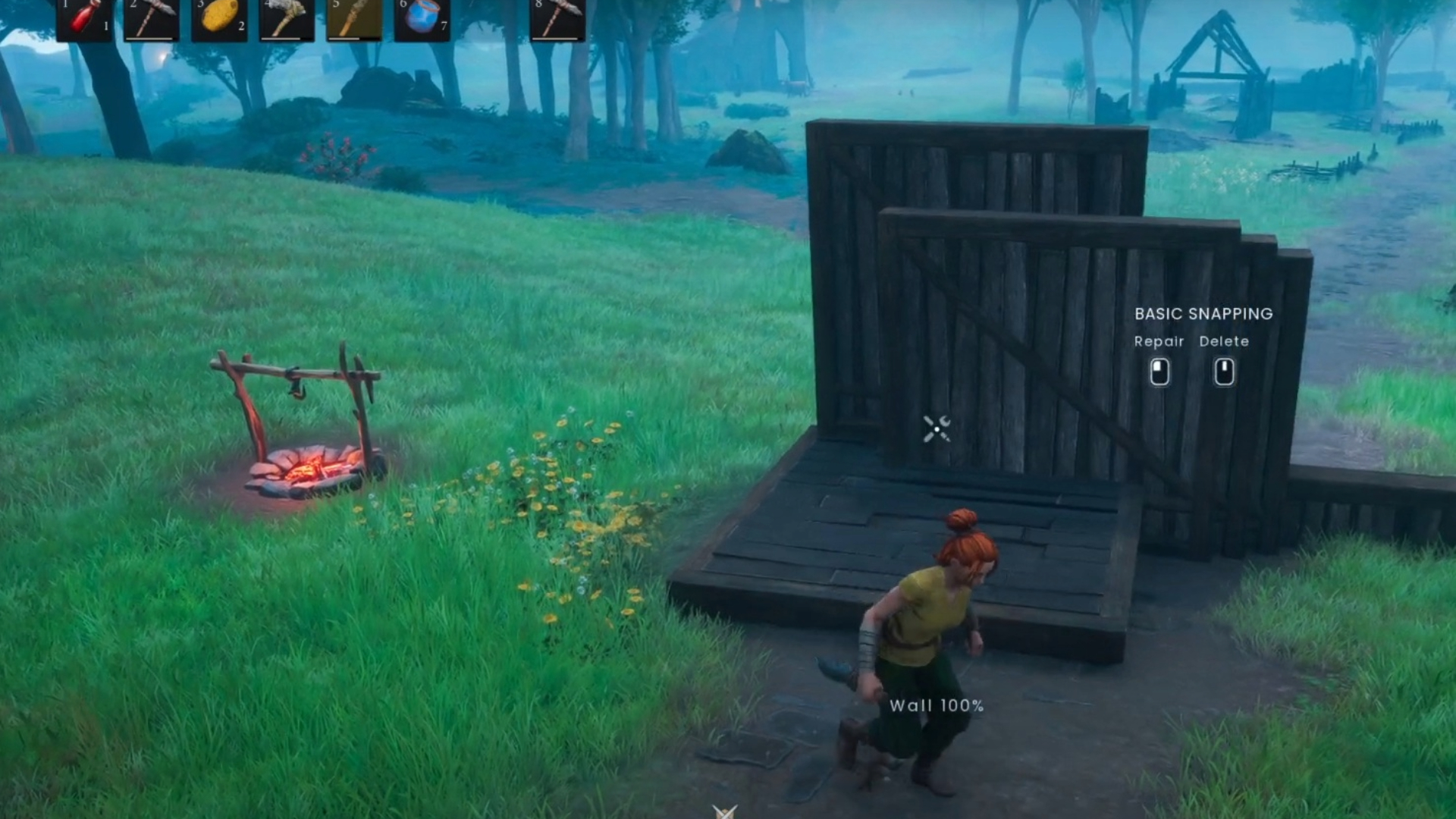 The option to delete structures comes in Repair Mode