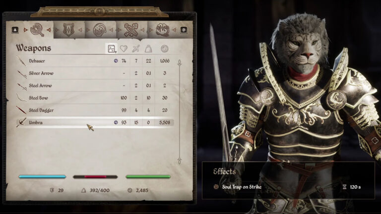 Umbra Sword in Elder Scrolls Oblivion Remastered