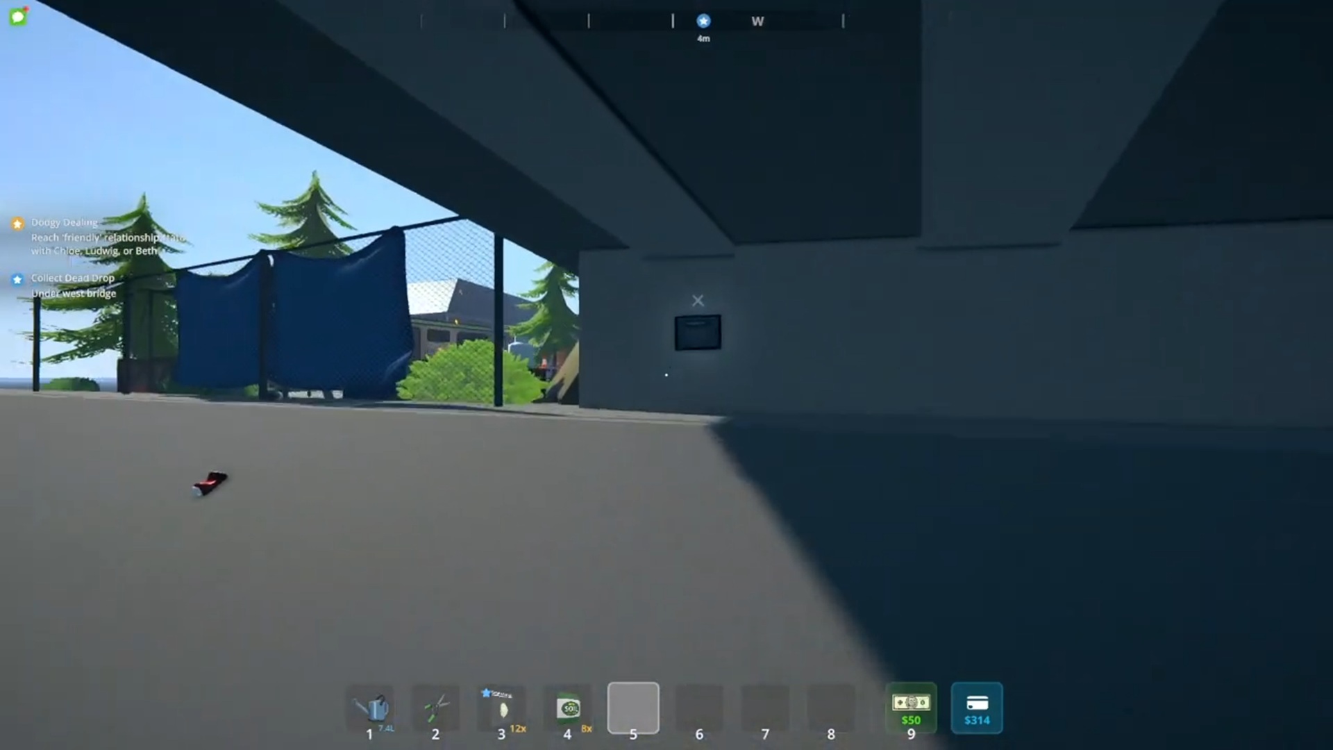 Dead drop under the West Bridge. (Source: TVGS | Finaq/YouTube)