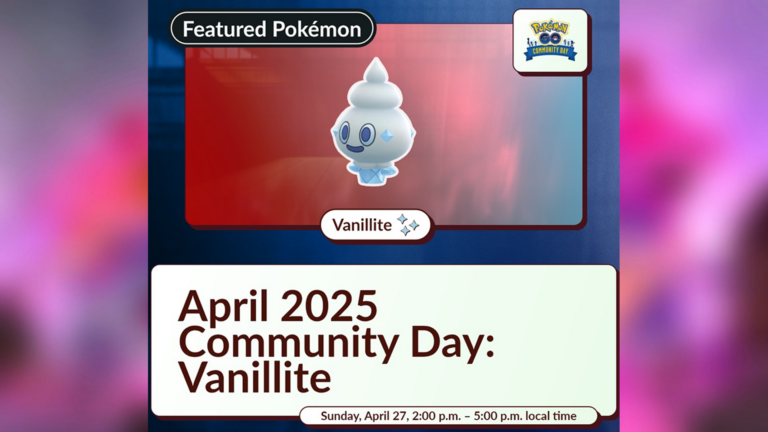 April 2025 Community Day: Vanillite