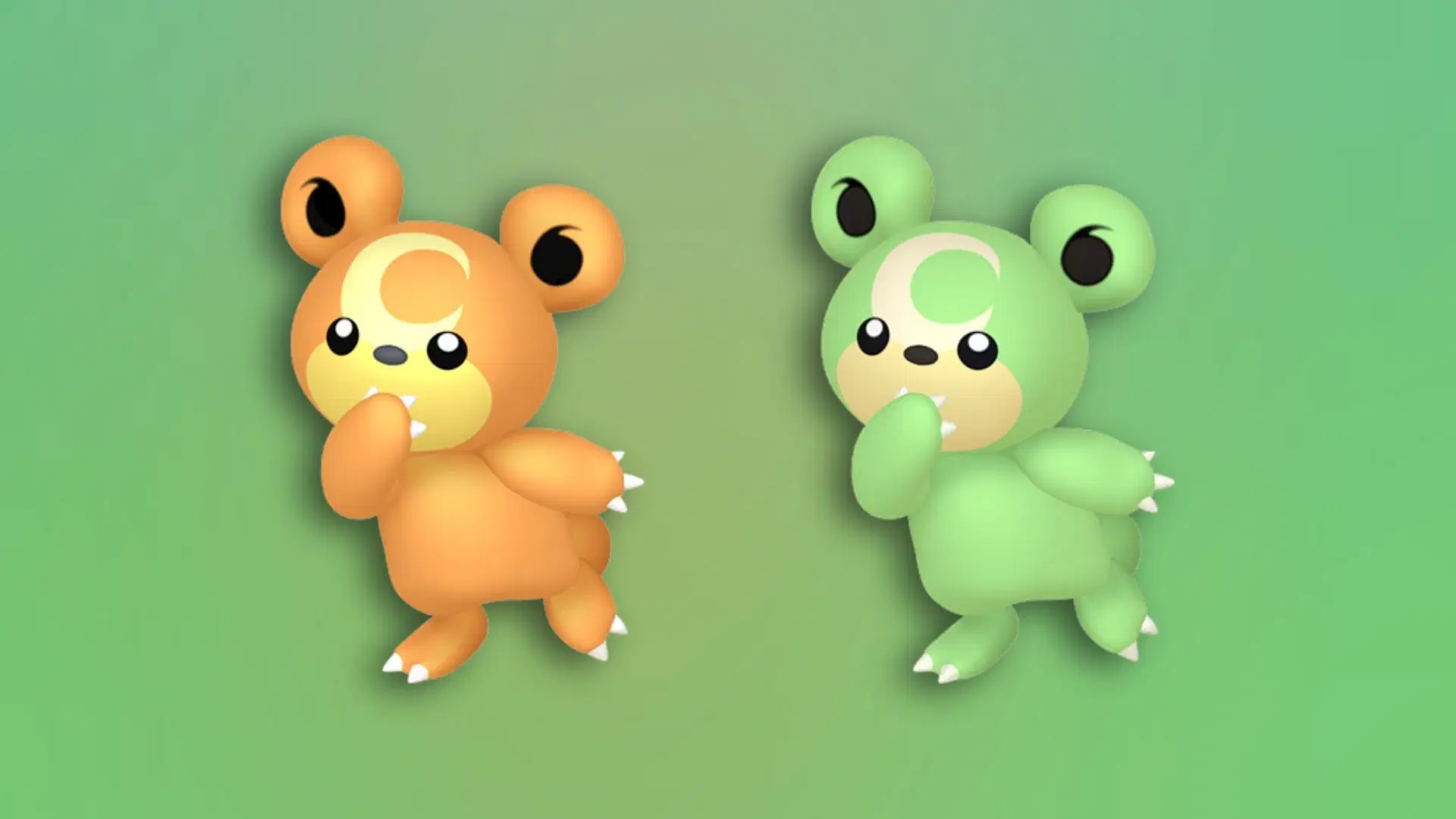 The odds of finding a shiny Teddiursa are about 1-in-512. (Image via TPC)