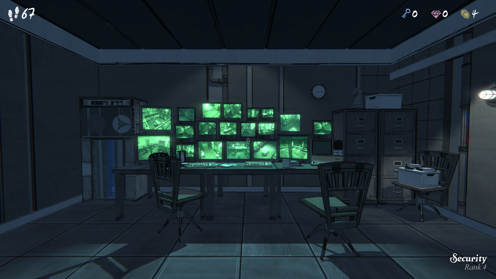 Blue Prince Security Room