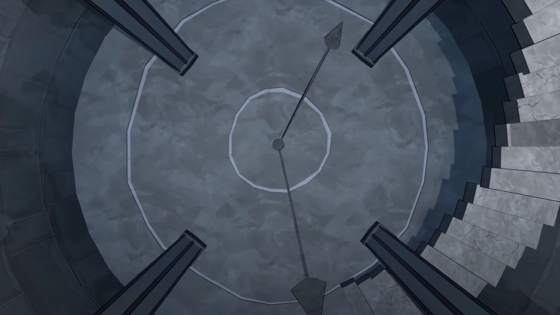 The working clock inside hits 1:30 PM. (Image via Raw Fury)