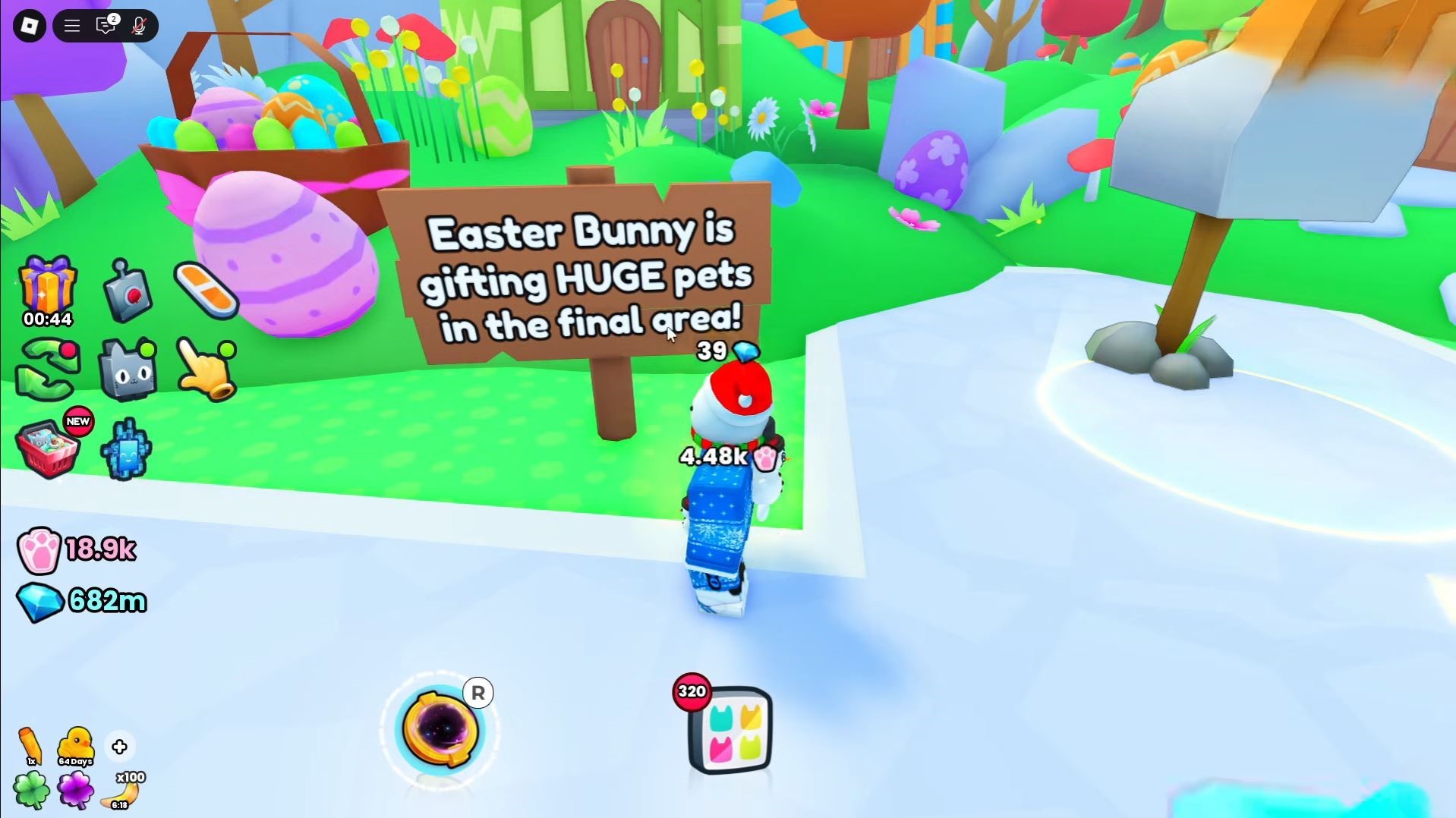 Easter Hunt Event- pet simulator 99 (Image via Roblox)
