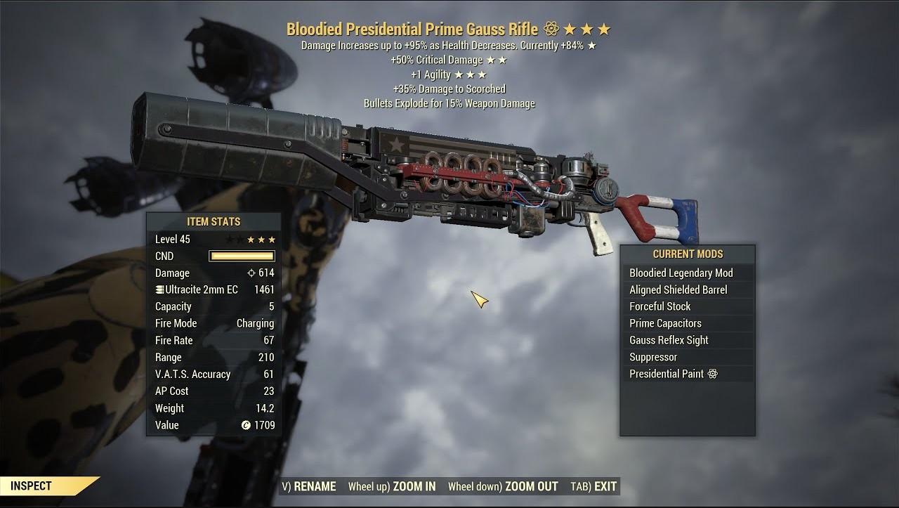 gauss rifle fallout 76