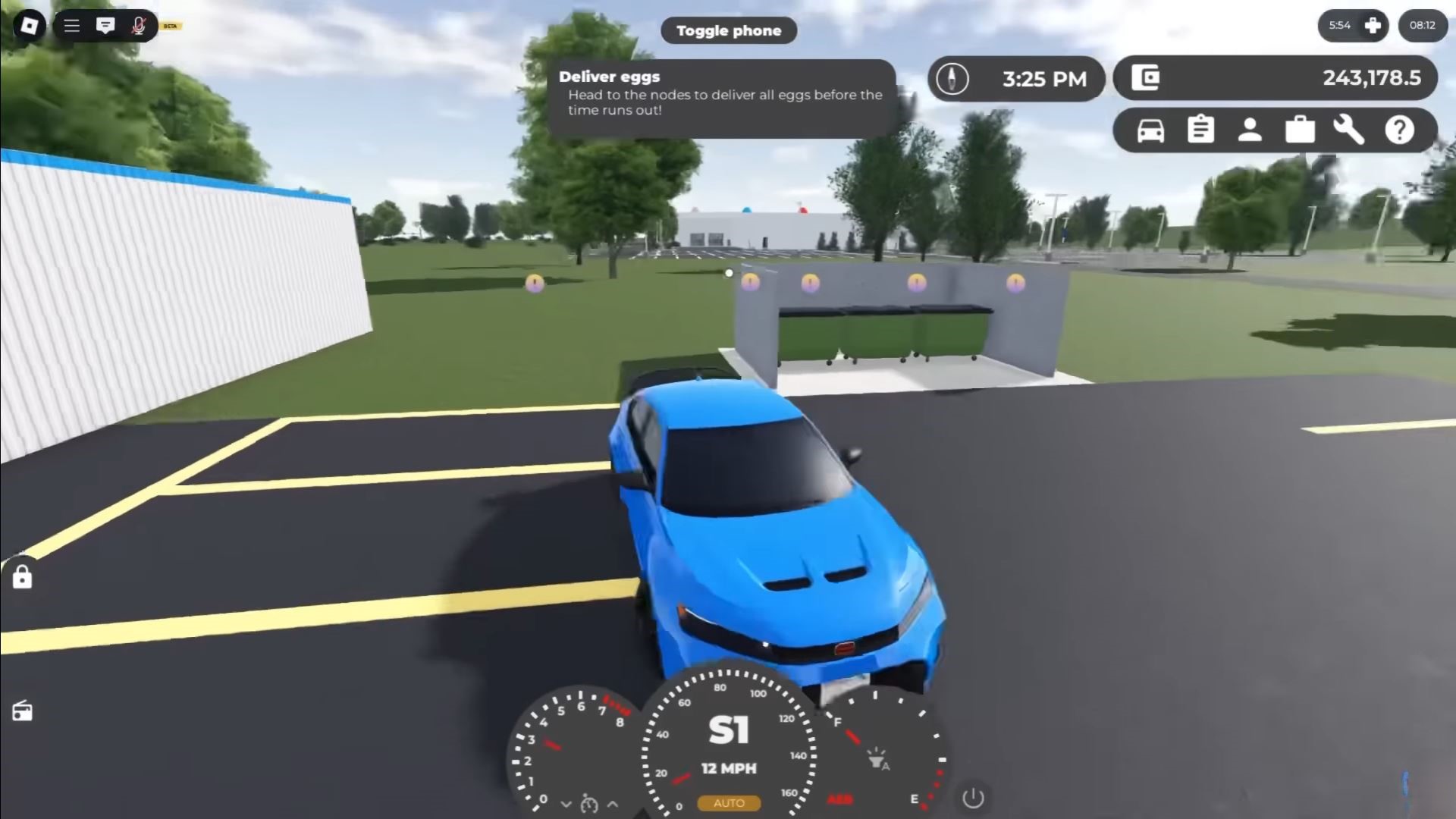 Behind the DMV (Image via Roblox)