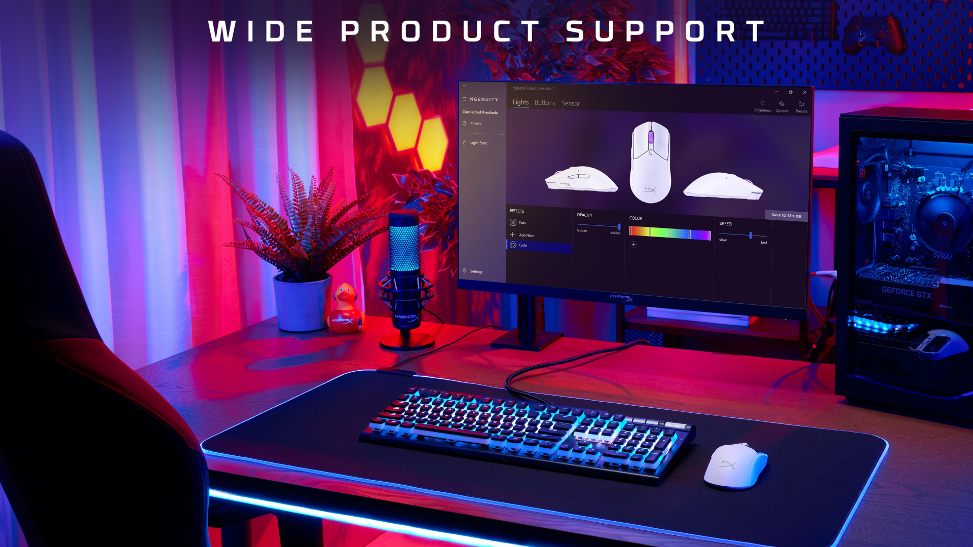 HyperX NGENUITY (Image via: HyperX, Microsoft Store)