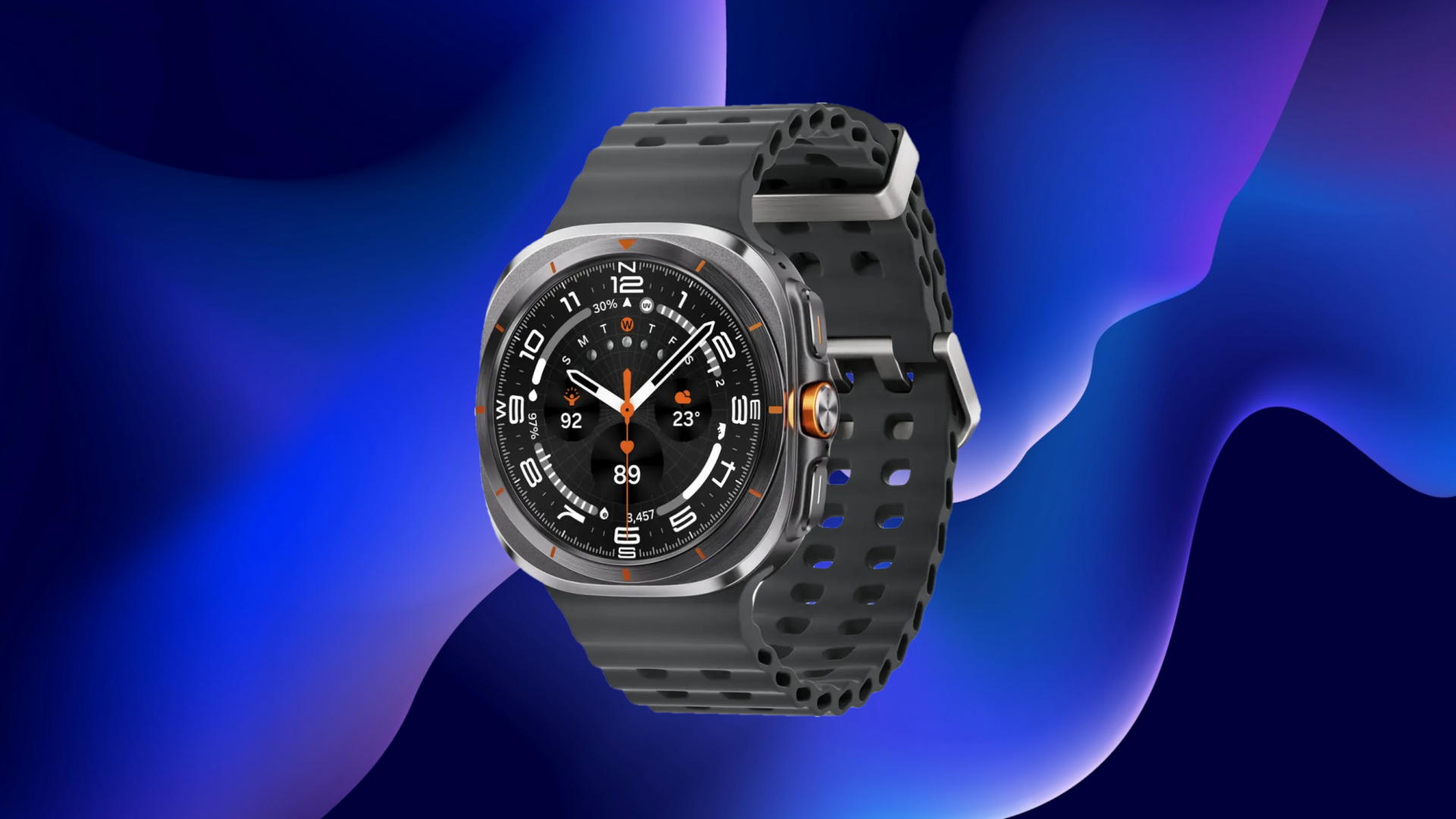 SAMSUNG Galaxy Watch Ultra Titanium Smartwatch 47mm LTE (Image via Deltia's Gaming | SAMSUNG | Best Buy)