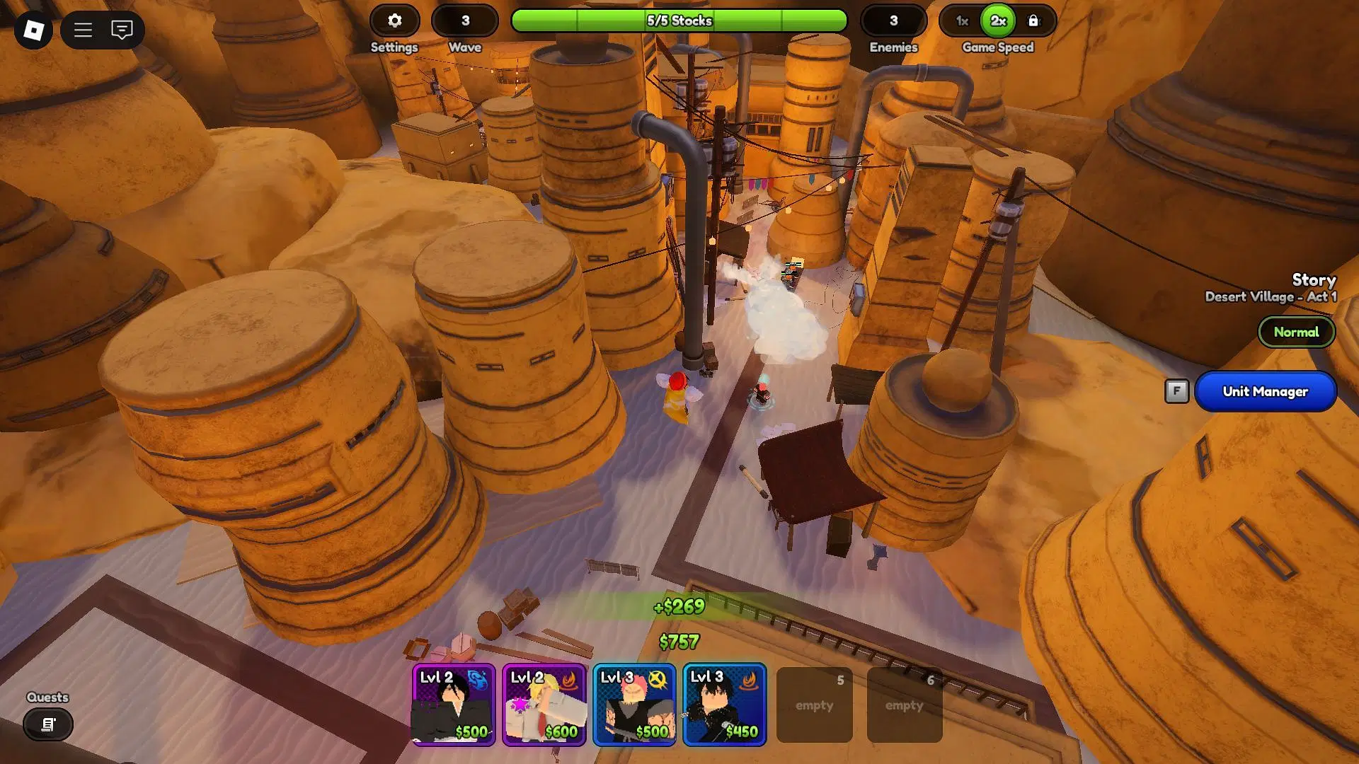 Fill the empty vial (Source: Roblox)