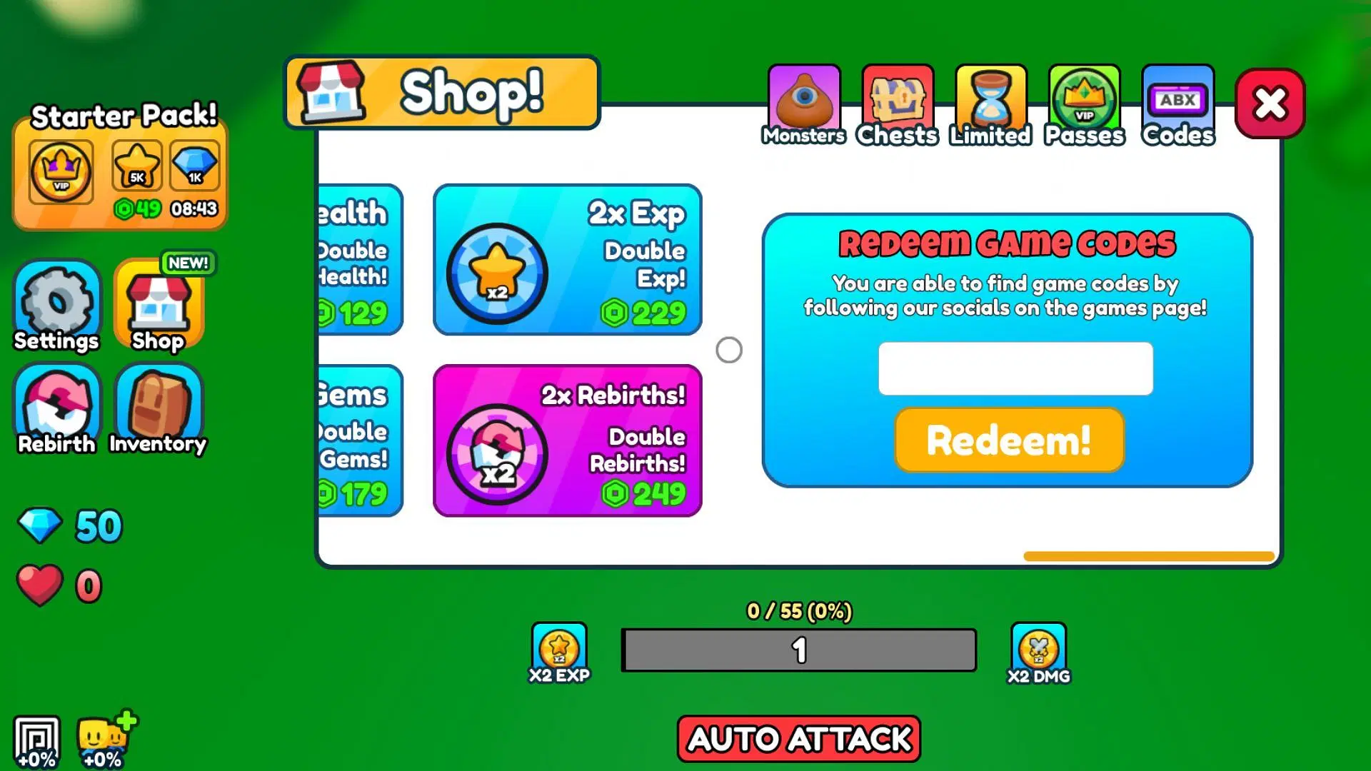 Redeem before they expire! (Source: Roblox)