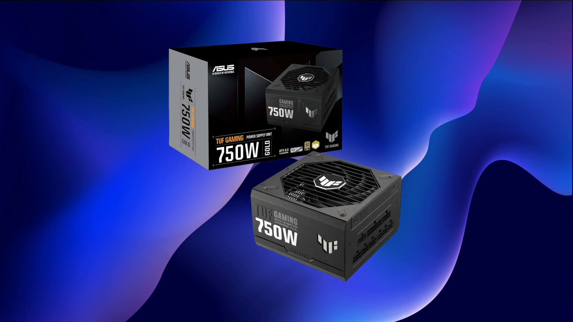 ASUS TUF Gaming 750W Gold Fully Modular PSU (Image via ASUS | Amazon | Deltia's Gaming)