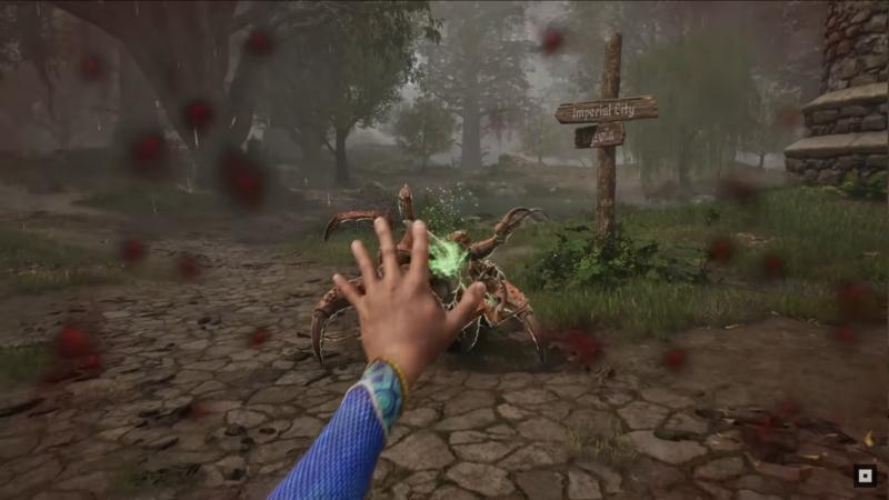 Mythical beasts and monsters in Oblivion Remastered (Image via Bethesda)