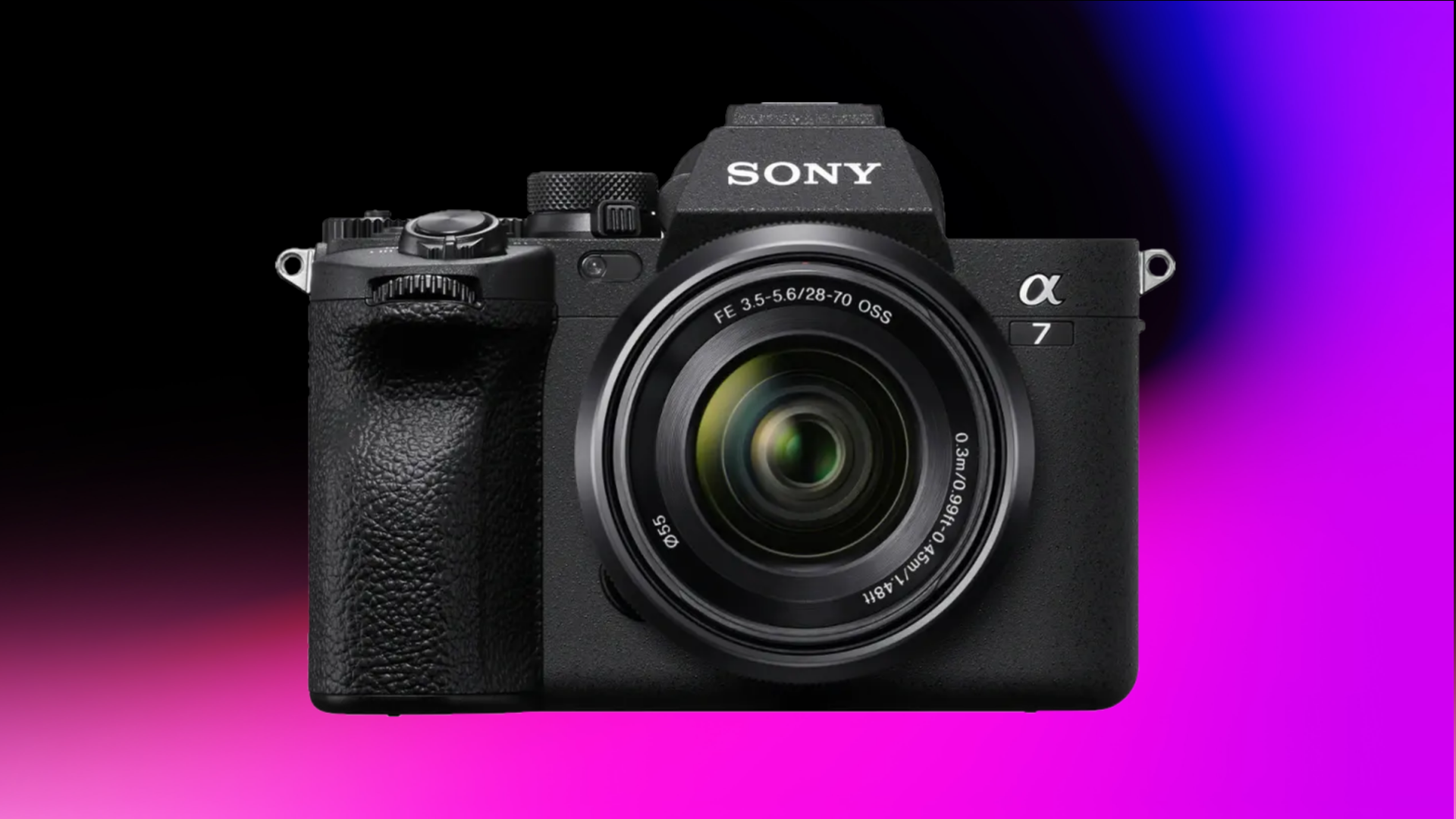 Sony Alpha 7 IV Full-frame Mirrorless Interchangeable Lens Camera with SEL2870 Lens (Image via Sony | Best Buy | Deltia's Gaming)