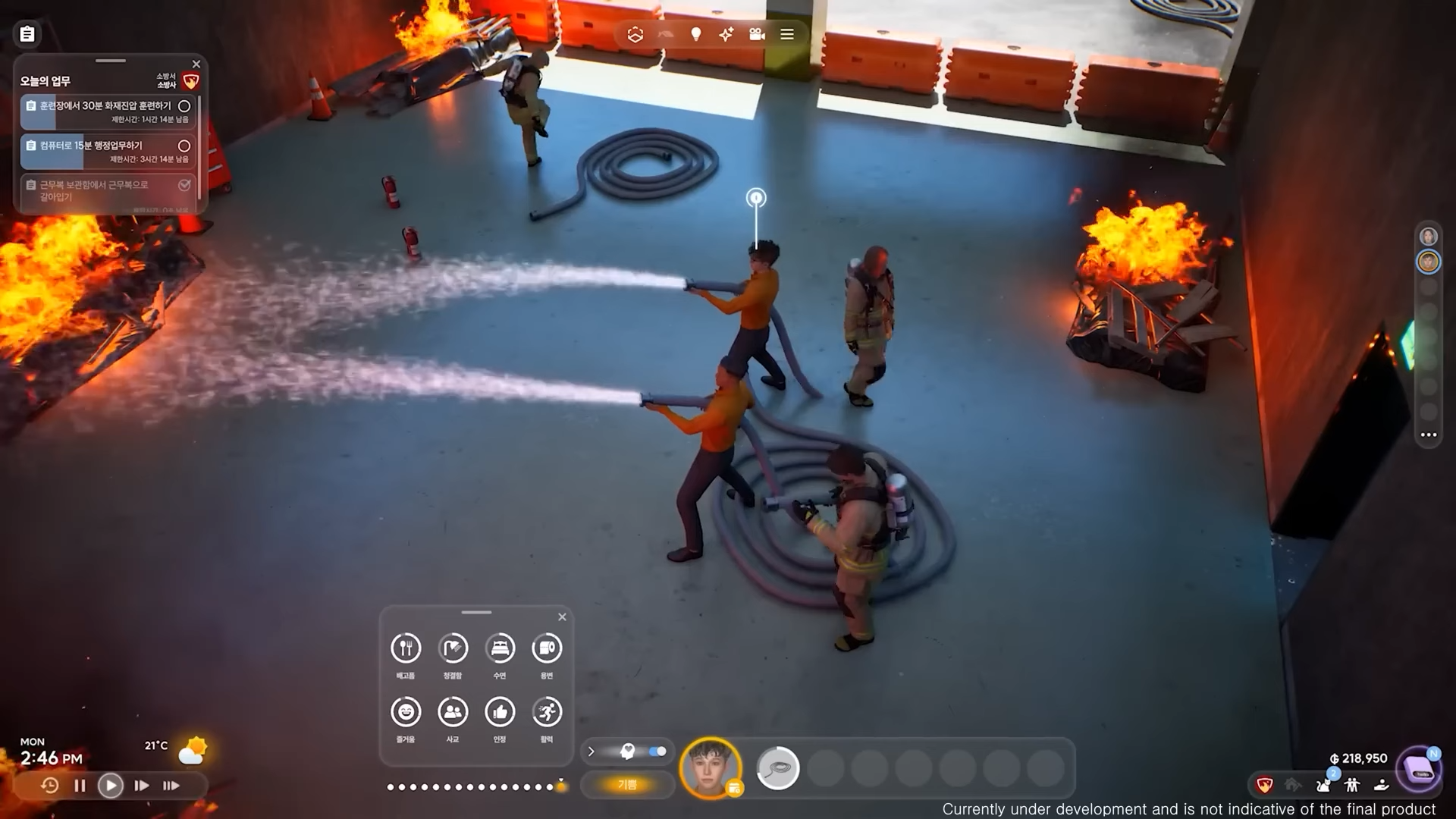 Firefighter Training in Inzoi (Source: KRAFTON, Inc.)