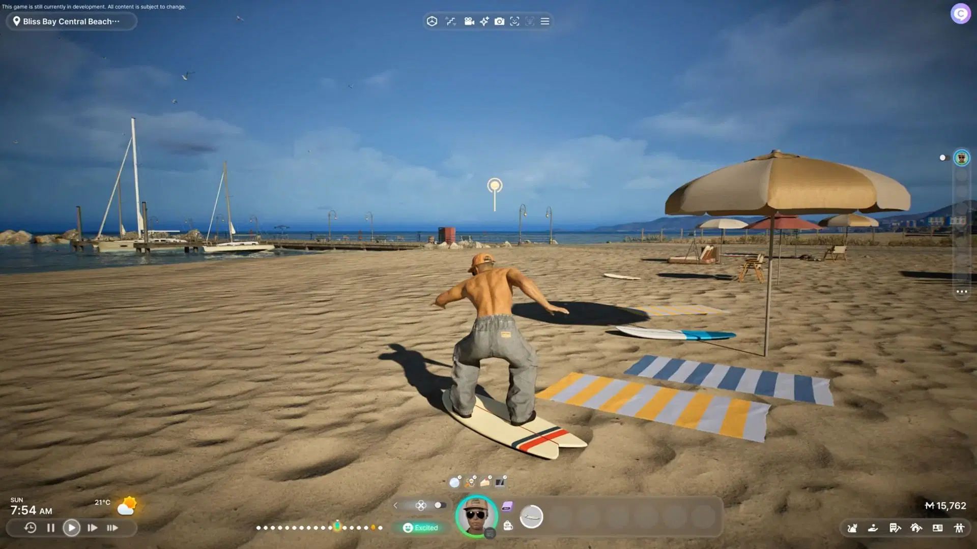 Use the surfboard (Source: Krafton)