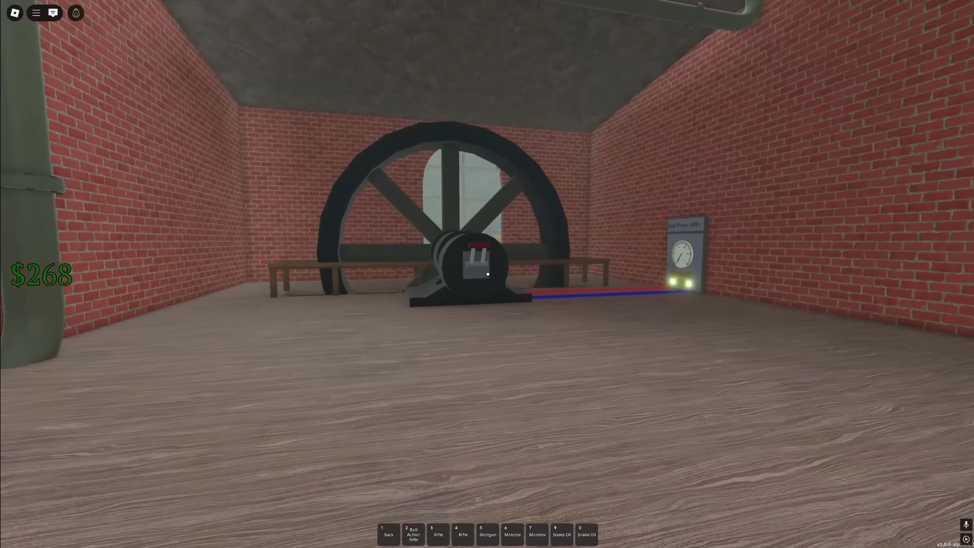 Tesla Lab Lever - Dead Rails (Image via Roblox)