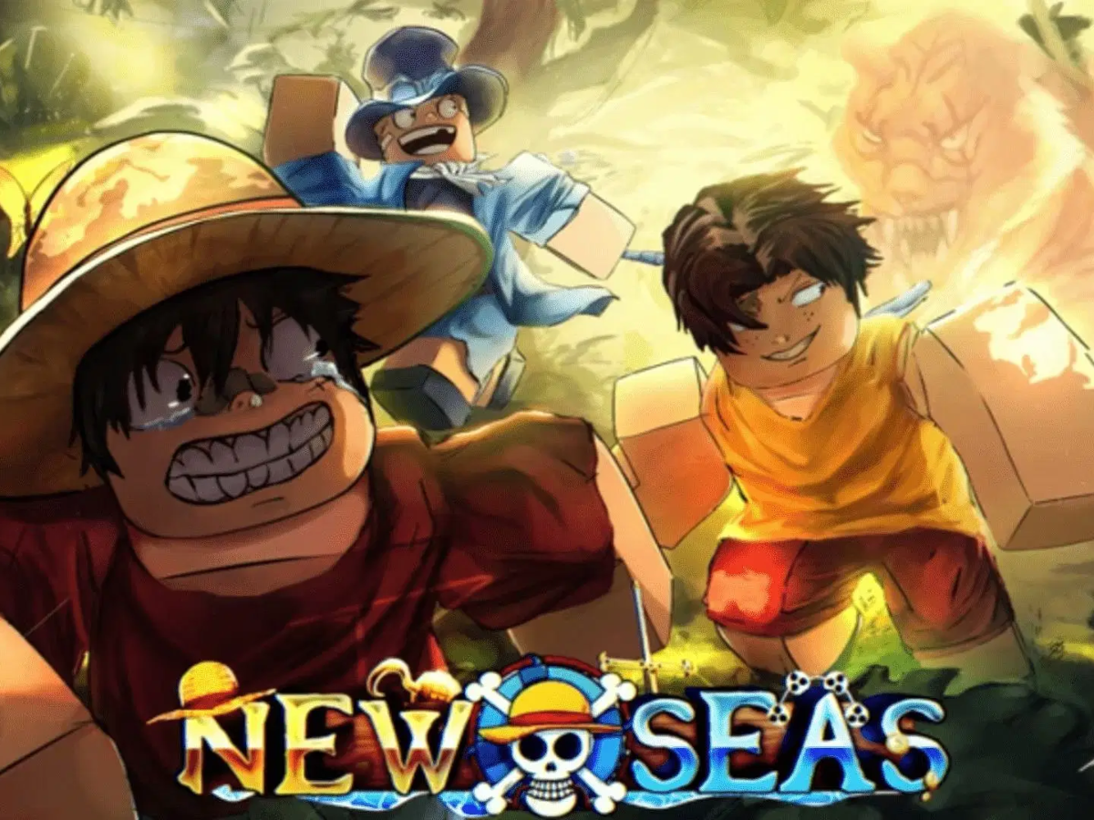 New Seas on Roblox is a roleplay game inspired by One Piece (Image via Roblox)