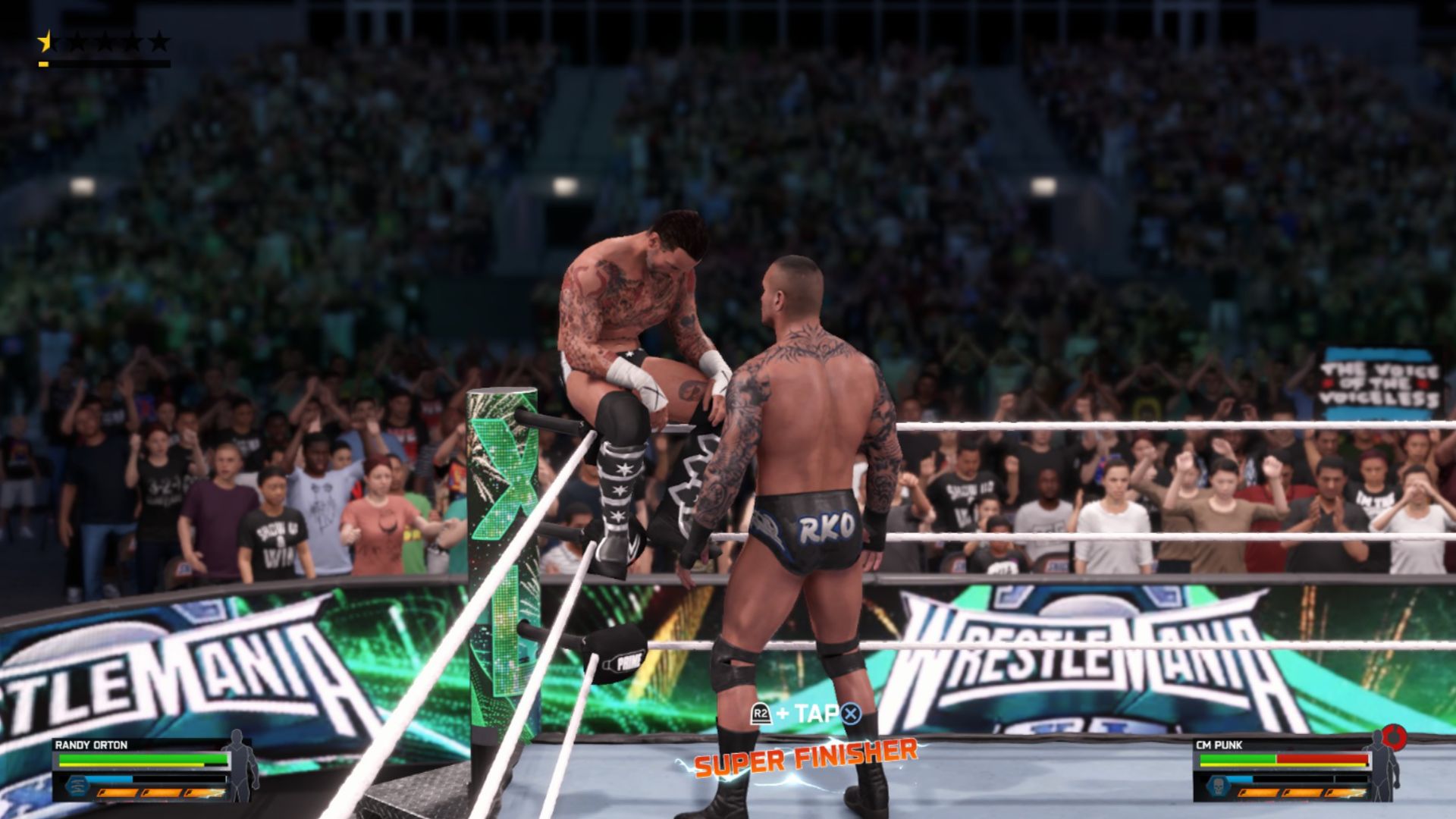 The Avalanche RKO setup (Source: 2K Games)