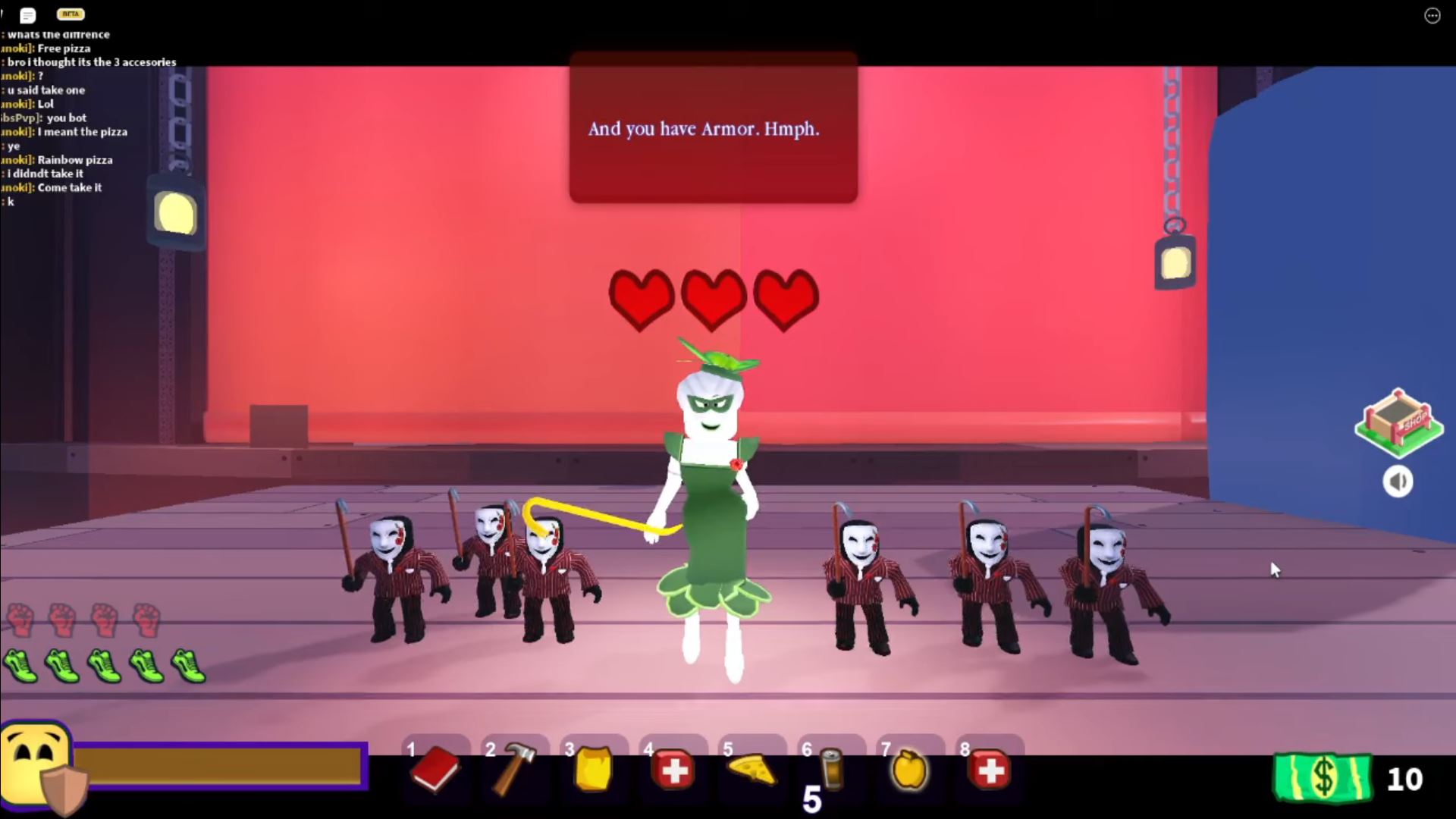 Scary Mary 3 hearts (Image via Roblox)