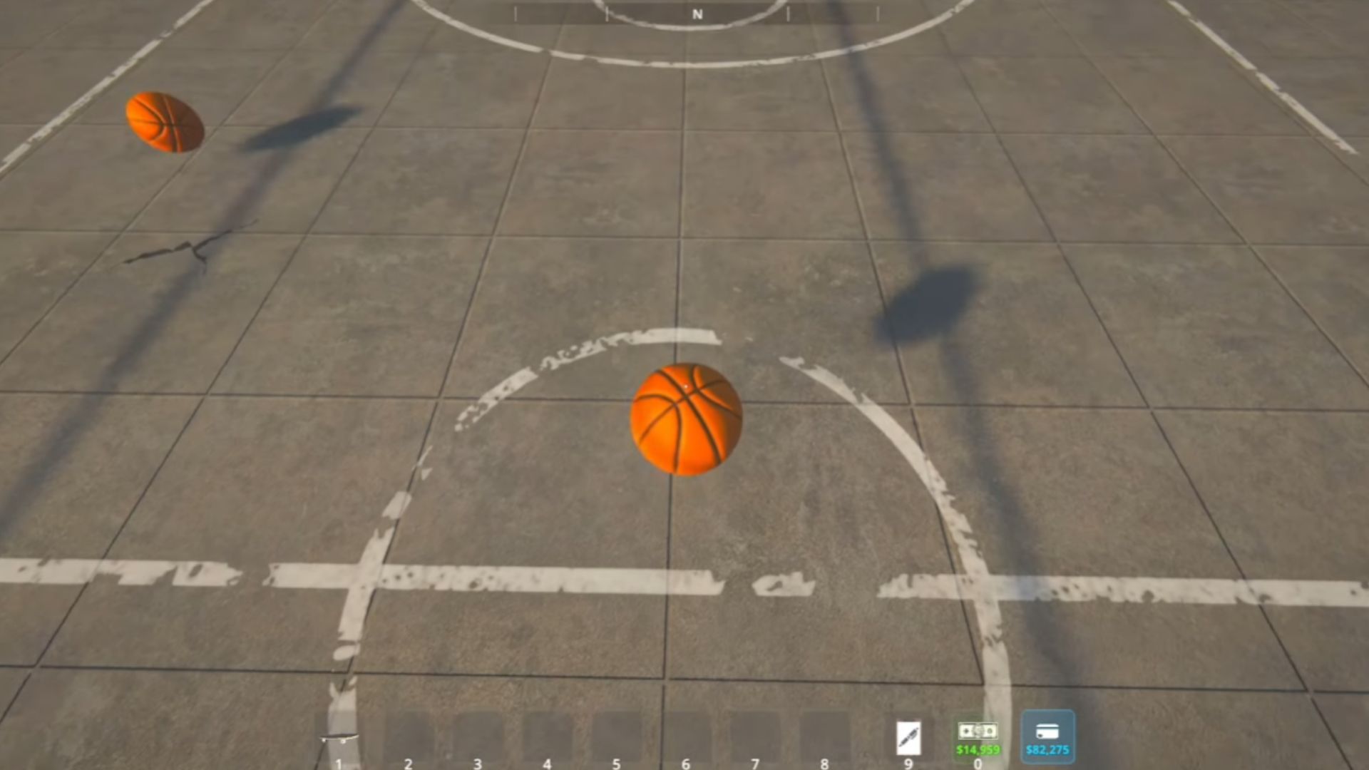 Interact with the basketball (Source: TVGS)