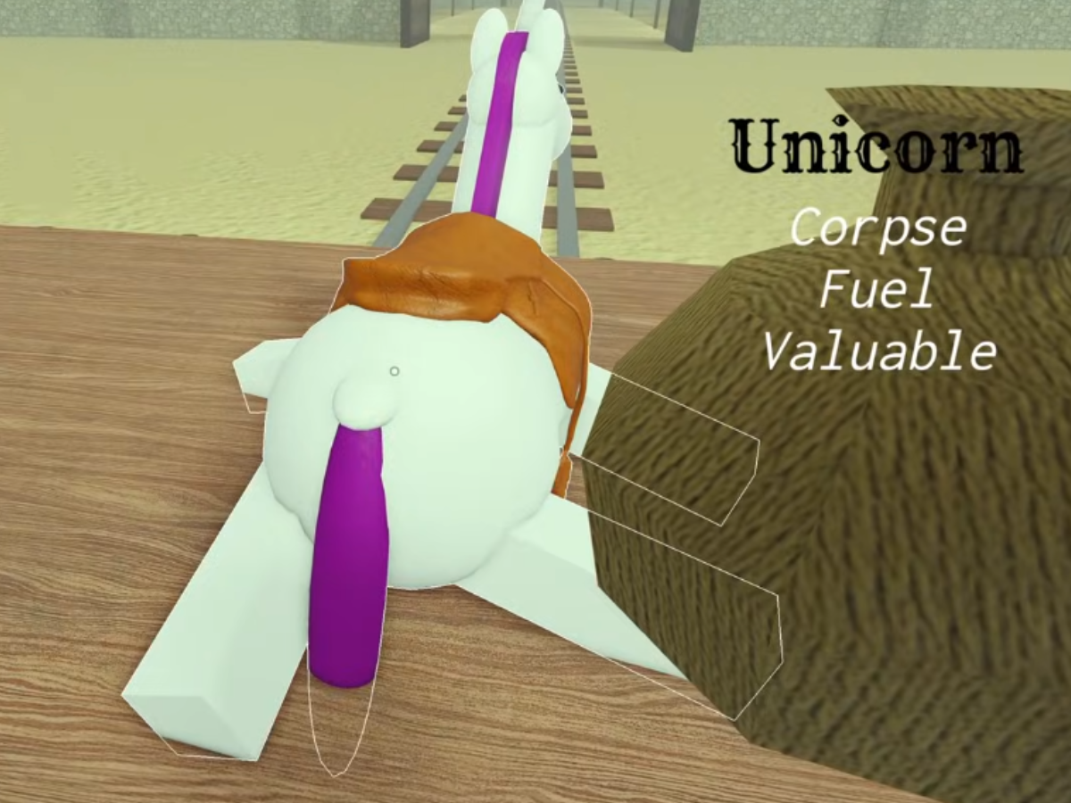 The Unicorn is recommended to have a saddle so it doesn't break (Image via YouTube/@Conor3D)