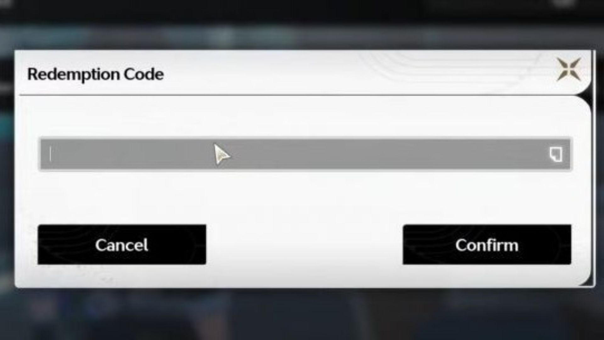 the redeem settings