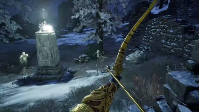 Shoot your way to victory as a marksman (Image via Bethesda Softworks)