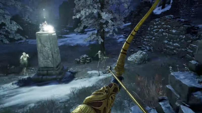 Shoot your way to victory as a marksman (Image via Bethesda Softworks)