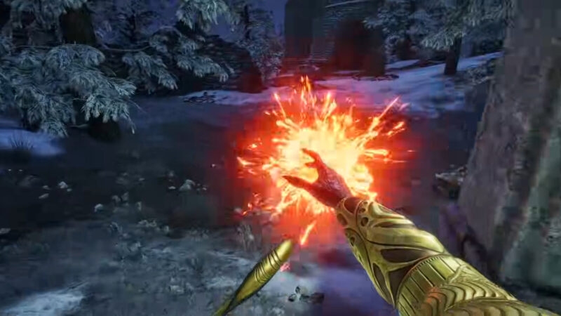 Fire magic is quite useful (Image via Bethesda Softworks)