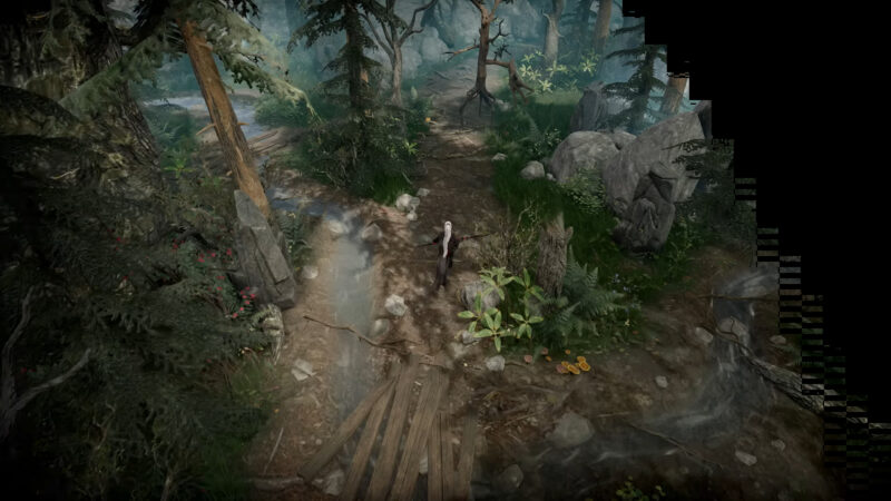 You will need to take out some trees to get sawdust (Image via Stunlock Studios)