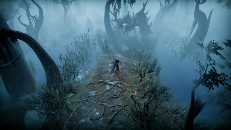 Want to explore the Cursed Forest? You'll need some Pristine Hide to make your expedition smoother (Image via Stunlock Studios)