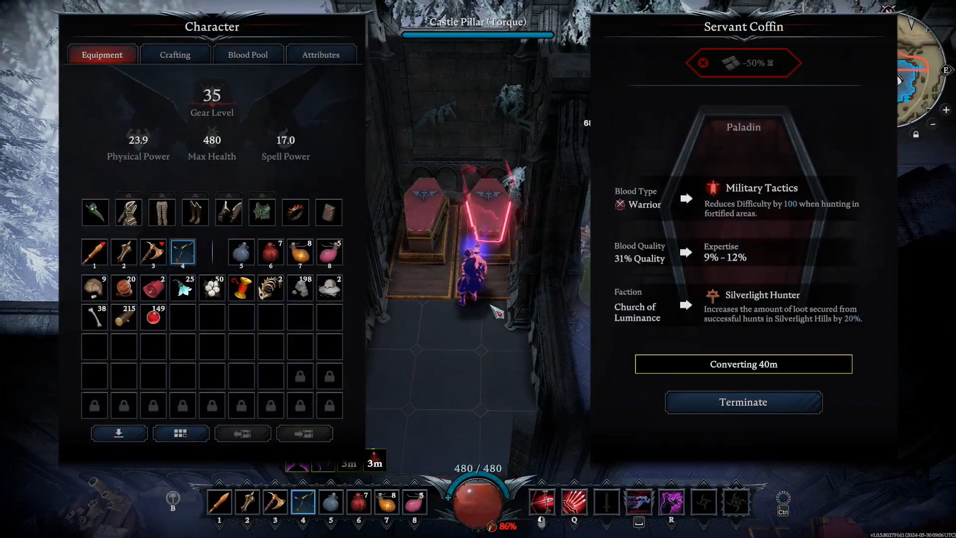 Paladins are great if you don't want to work harder for Lightweavers (Image via Stunlock Studios and @torqueblue/YouTube)