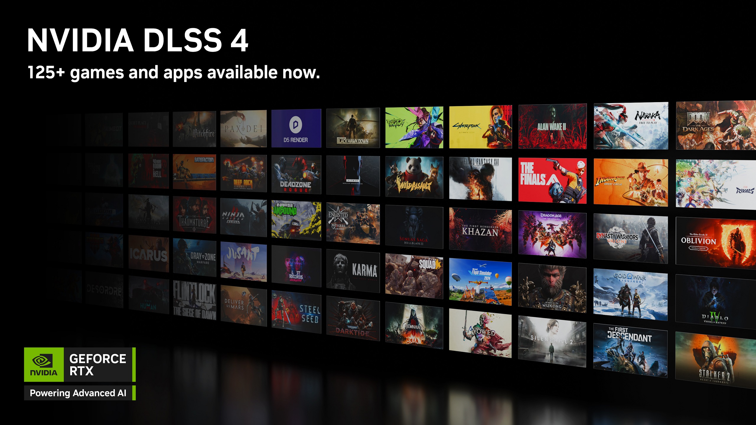 Picture of DLSS 4 supported titles