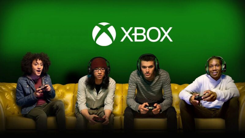 Picture of users playing on Xbox