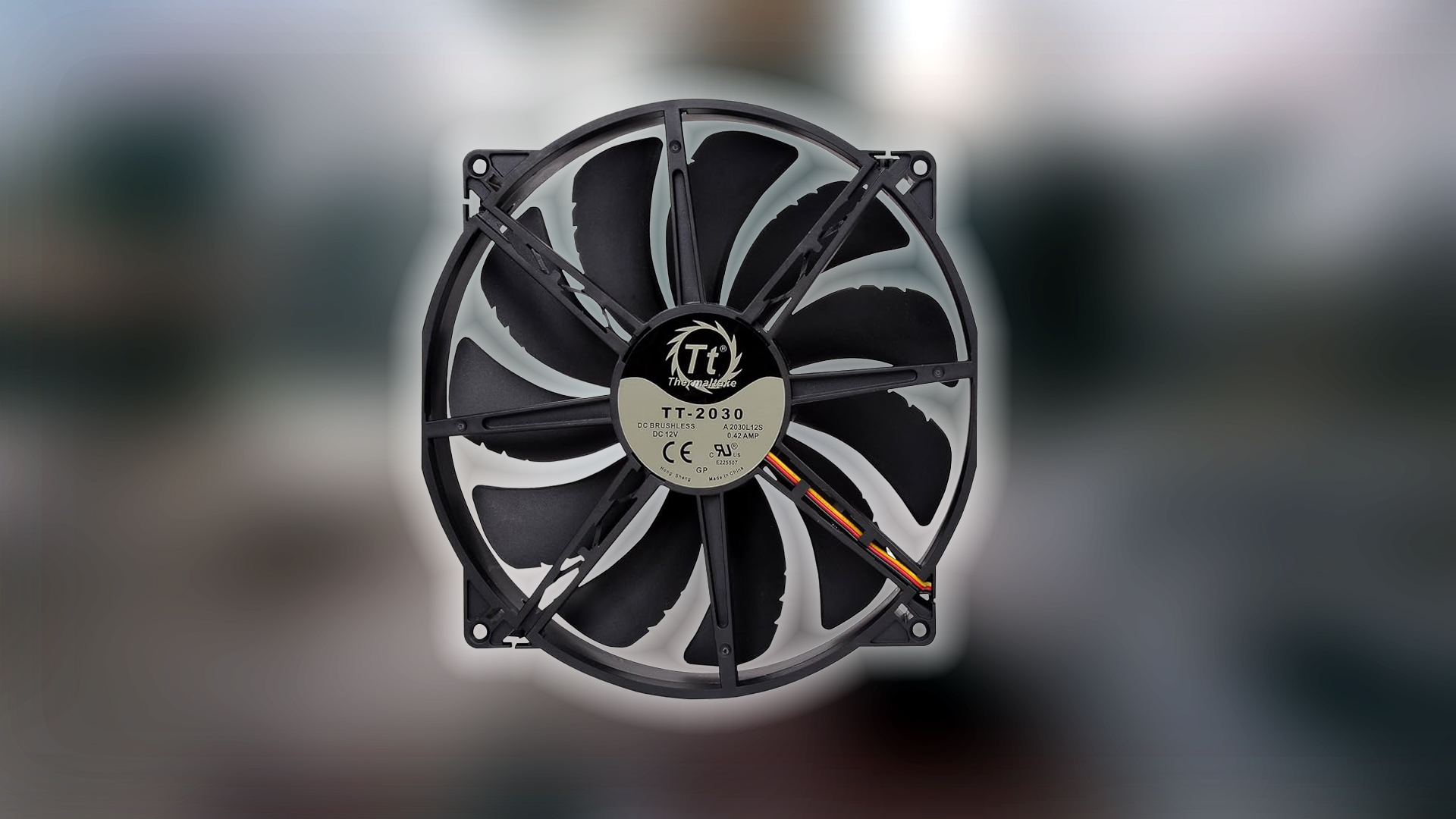 A 200mm Thermaltake fan (Image via Amazon)