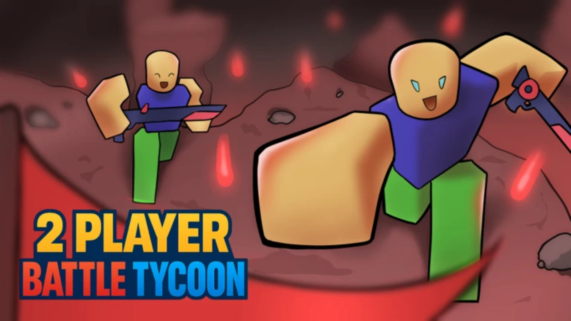 2 Player Battle Tycoon is a tycoon and competitive multiplayer game (Image via Roblox Corporation)